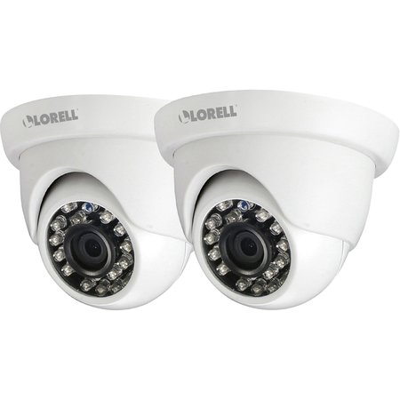 Lorell 5 Megapixel Surveillance Camera, White, PK2 00223